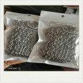 Purificador de chainmail de aço inoxidável de 316L 1.2 * 10mm / ferramentas da limpeza